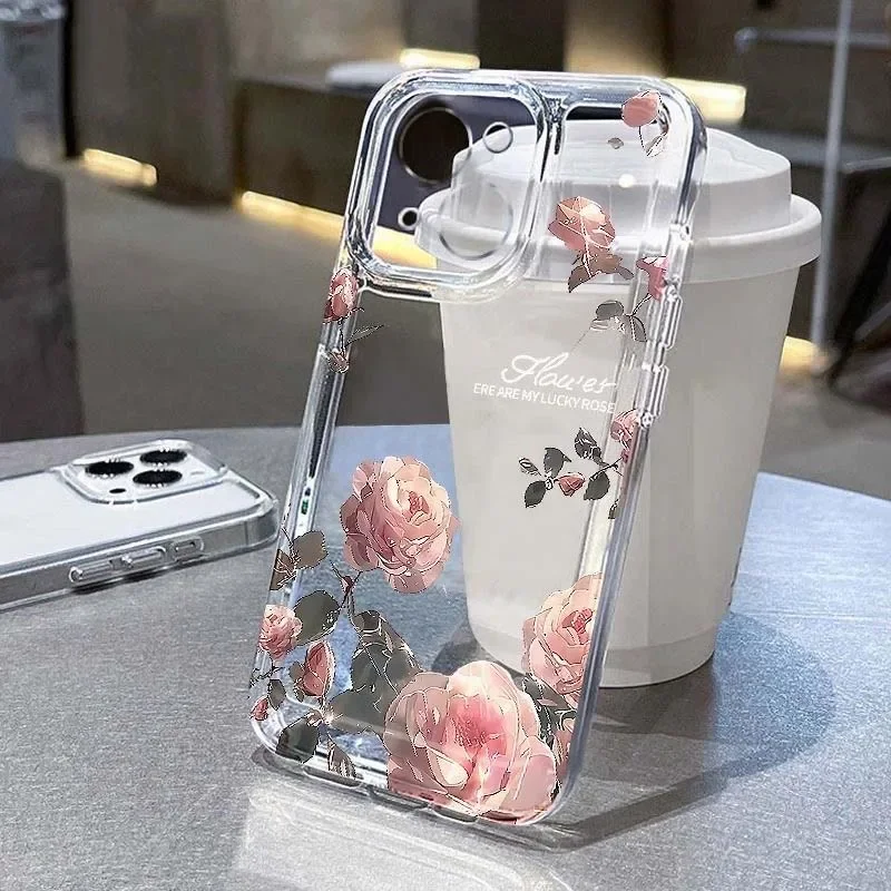 Vintage Flower Lily Hibiscus Soft Phone Case Cover