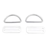 Buckle D Ring 2"/5cm Anti-corrosion Silver Stainless Steel Universal Lightweight Portable Scuba Diving Durable 6