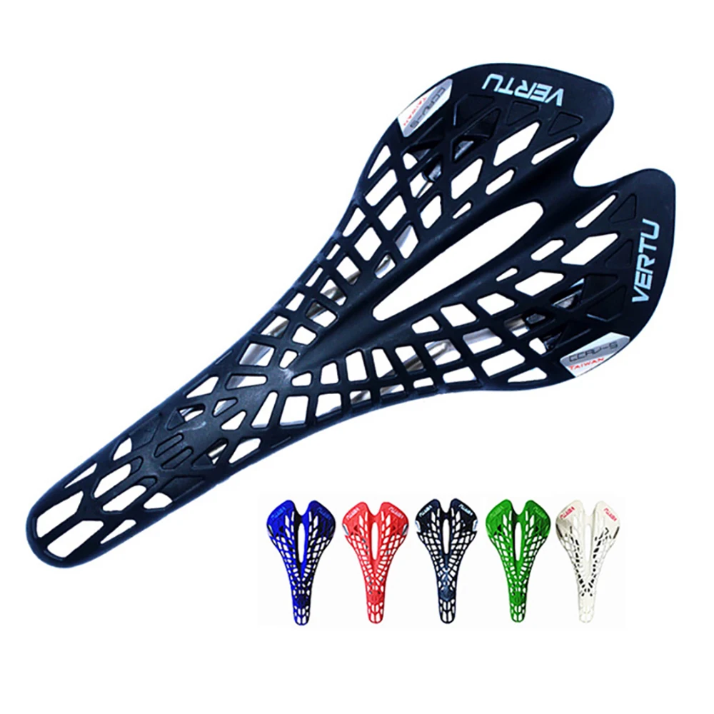 Plastic Bicycle Saddle Mountain MTB Bike Saddle Seat PVC Cushion Sillin Bicicleta 5 Color Cycling Part Factory Agent bicycle saddle