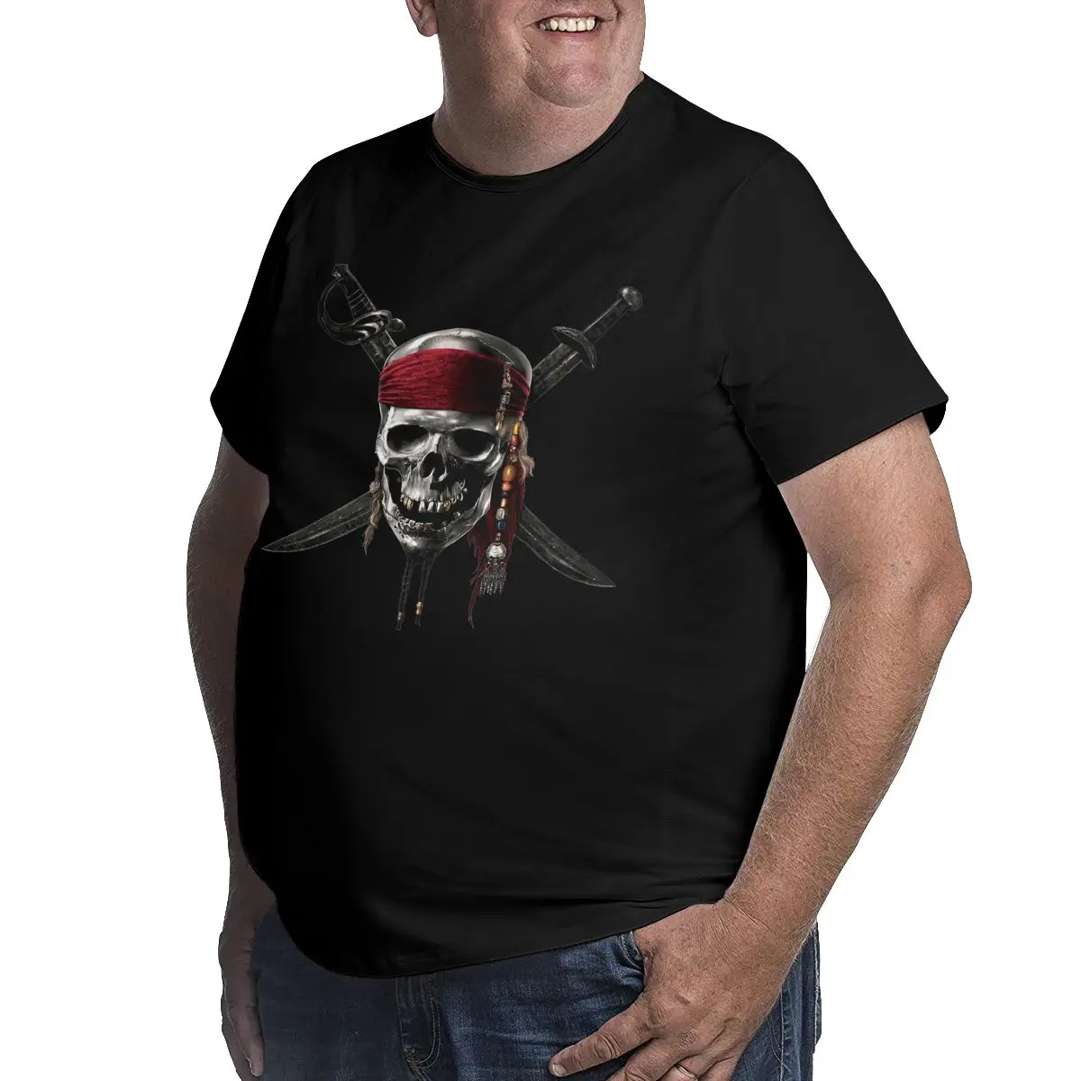 Men's T-Shirts Pirate Of Caribbean Jolly Roger Fashion