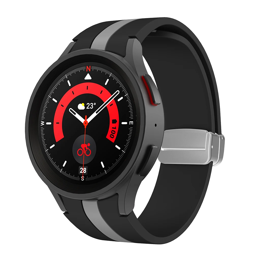 Magnetic Buckle Silicone Strap