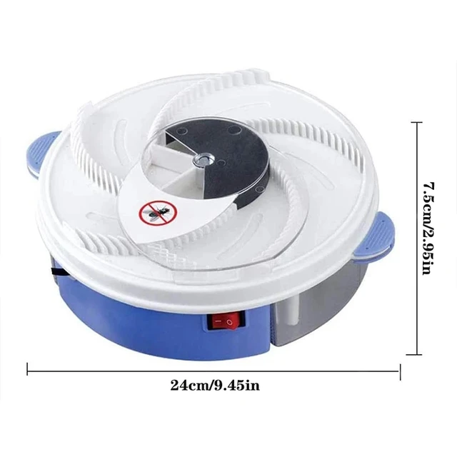 Usb Fly Trap Automatikus Fogó Beltéri Kültéri Elektromos Kártevő Elutasítja A Légycsapdát Légykapó Csali/Kefével - Image 2