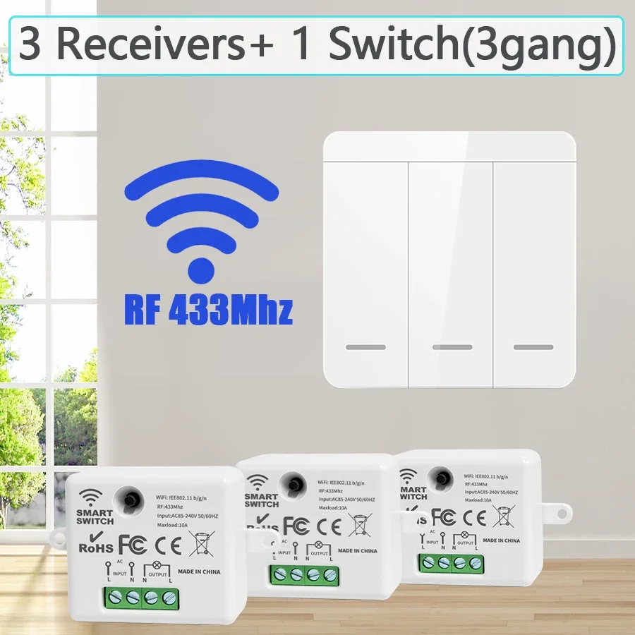 3 Receiver 1 Switch