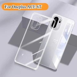 Slim Transparent Silicone Soft Phone Case with Clear TPU Bumper and Camera Protection for Oneplus ACE 6 (Clear)