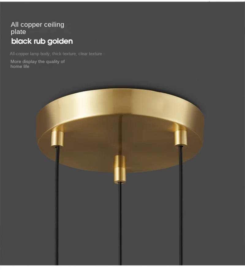Iron plated finish lamp