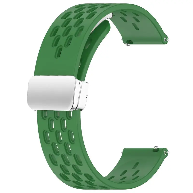 22mm Sports Silicone Magnetic Watch Strap Bracelet - Universal Band