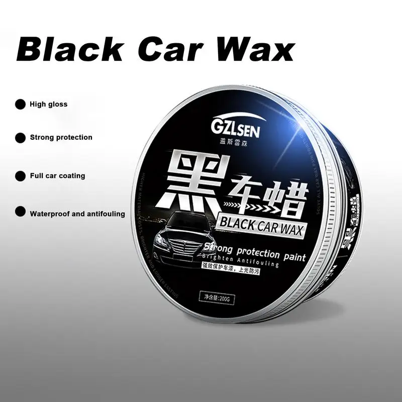 200g Car Carnauba Waterproof Hard Wax For Black Car Scratch Repair Paint Care Crystal Plating Decontaminate Pretty Well car coating car scratch filler