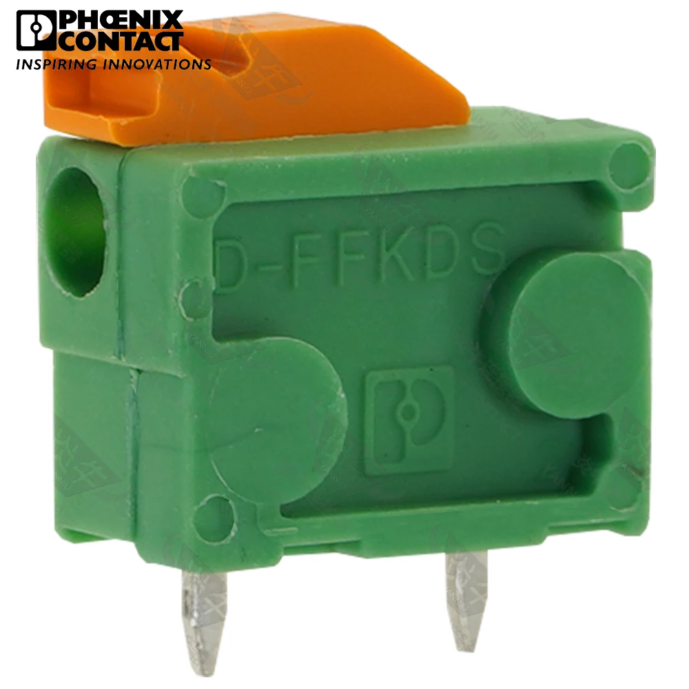 

1Pcs 6.35mm Original Genuine Phoenix Contact Connector PCB Spring Terminal Block 1 Pin FFKDSA1 H 6.35 1789634 End Cover 12A 160V