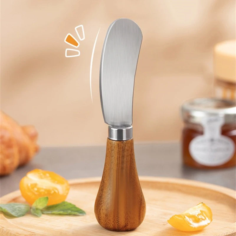 MiniButterKnifeCheeseSpreaderKniveCreativeStandingButterKnifeJamSaladDressingKnife