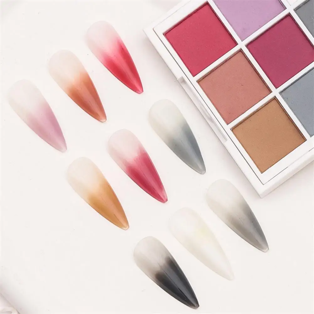 Chrome Nail Powder 9-color Nail Mirror Powder Set Achieve Stunning Chrome Pearlescent Matte Nails with Gradient Shell for Nails
