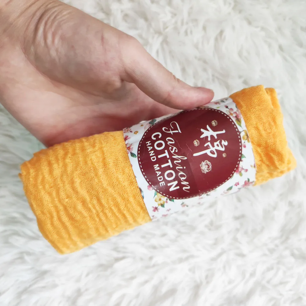 Foulard Maxi Long 180cm - Coton Mélangé, Bords Effilochés, Châle Hijab Femme Multi-couleurs