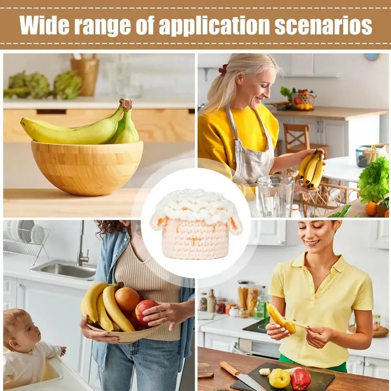 Banana Keeper For Freshness Extended Freshness Cover For Bananas Keep Bananas Fresher Longer Nana Hats Kitchen Home Supplies