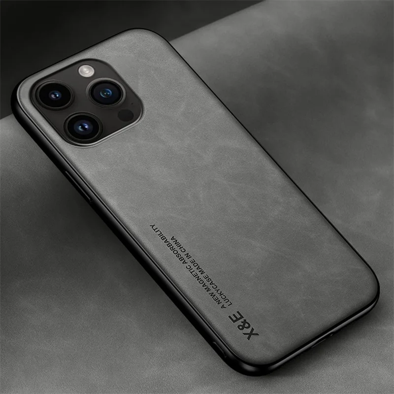 Luxury Magnetic Sheepskin Matte Leather Phone Case - Slim Back Cover