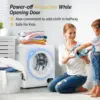Portable Clothes Dryer, 110V 850W High End Front Load Laundry Tumble Dryer, 1.5 cu.ft Electric Dryer with Stainless Steel Tub & 5