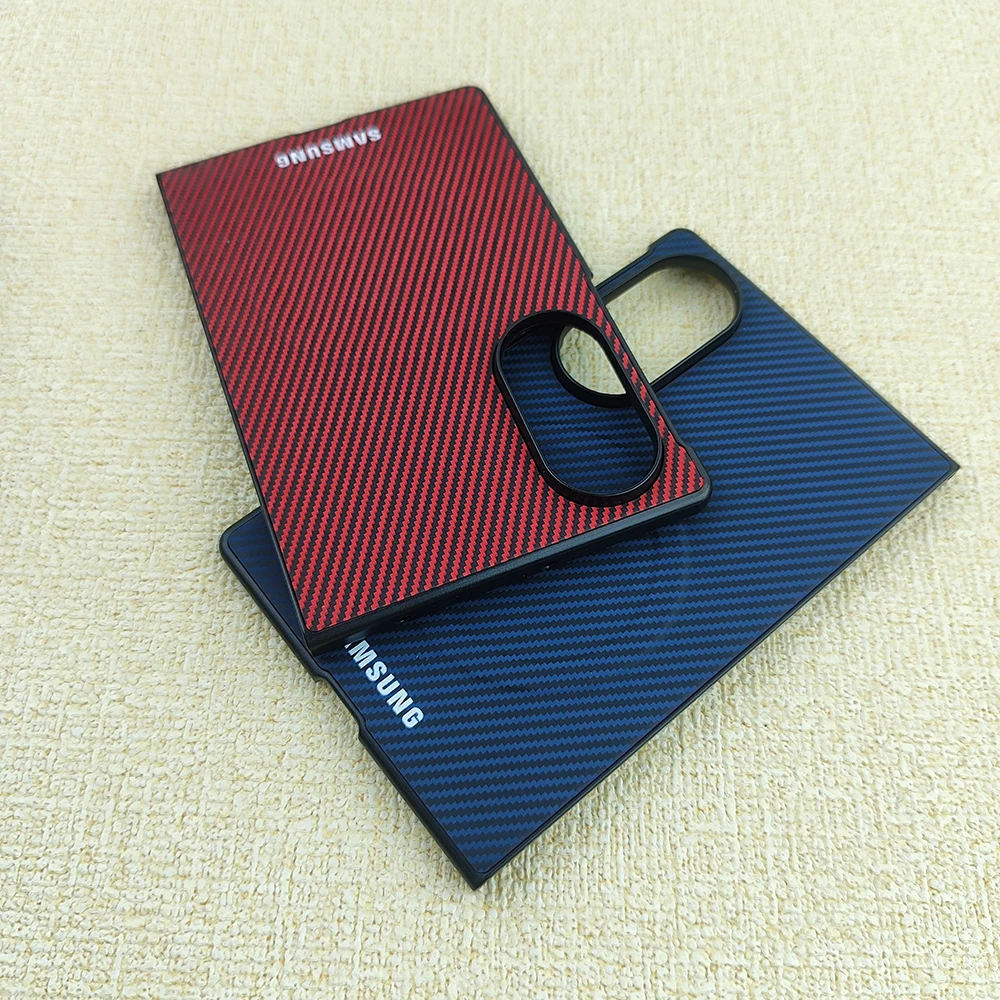 Luxury Carbon Fiber Magnetic Case with MagSafe and Anti-Fall Protection