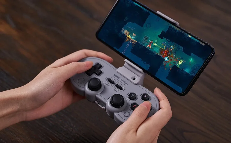 홀 조이스틱이 장착된 SN30 Pro 블루투스 게임패드는 닌텐도 스위치/윈도우10/11/iOS/안드로이드/라즈베리 파이 컨트롤러에 적합합니다.