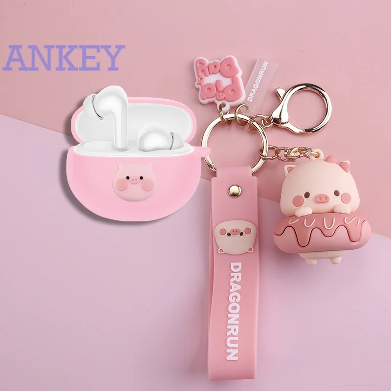 Per Redmi Buds 4 Active Case Pig Buds4Active Buds4 4 Active Protective Cute Cartoon Cover Bluetooth Auricolare Shell Headphone