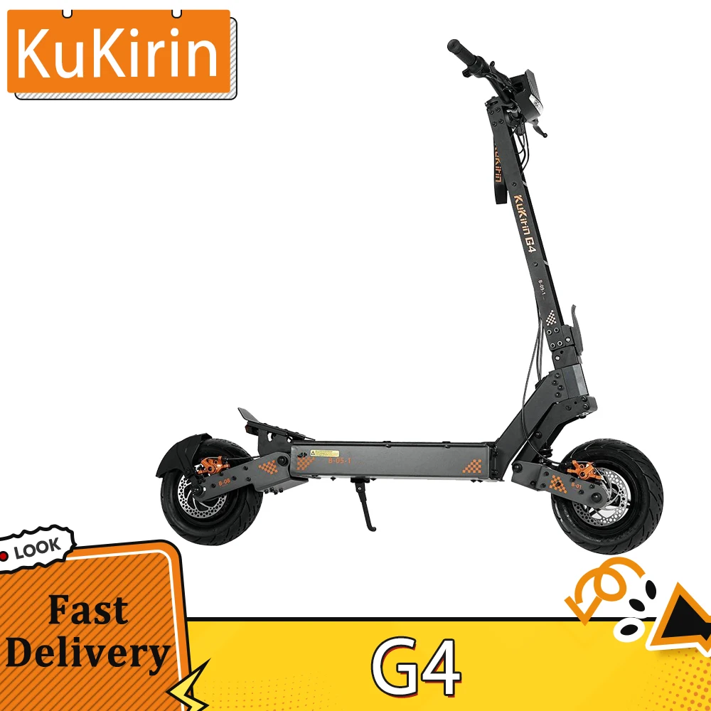 KuKirin G4 Monopattino Elettrico 60V 20Ah Pieghevole Off-road, Autonomia 75km, Max 150kg
