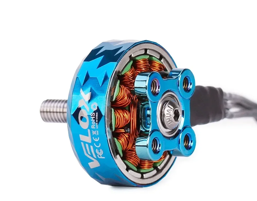 T-Motor VELOX VELOCE V2306.5 V2 Brushless Motor - 1950KV/2550KV, 4mm Titanium Shaft for 4-5in FPV Racing & Freestyle Drones thumbnail 4