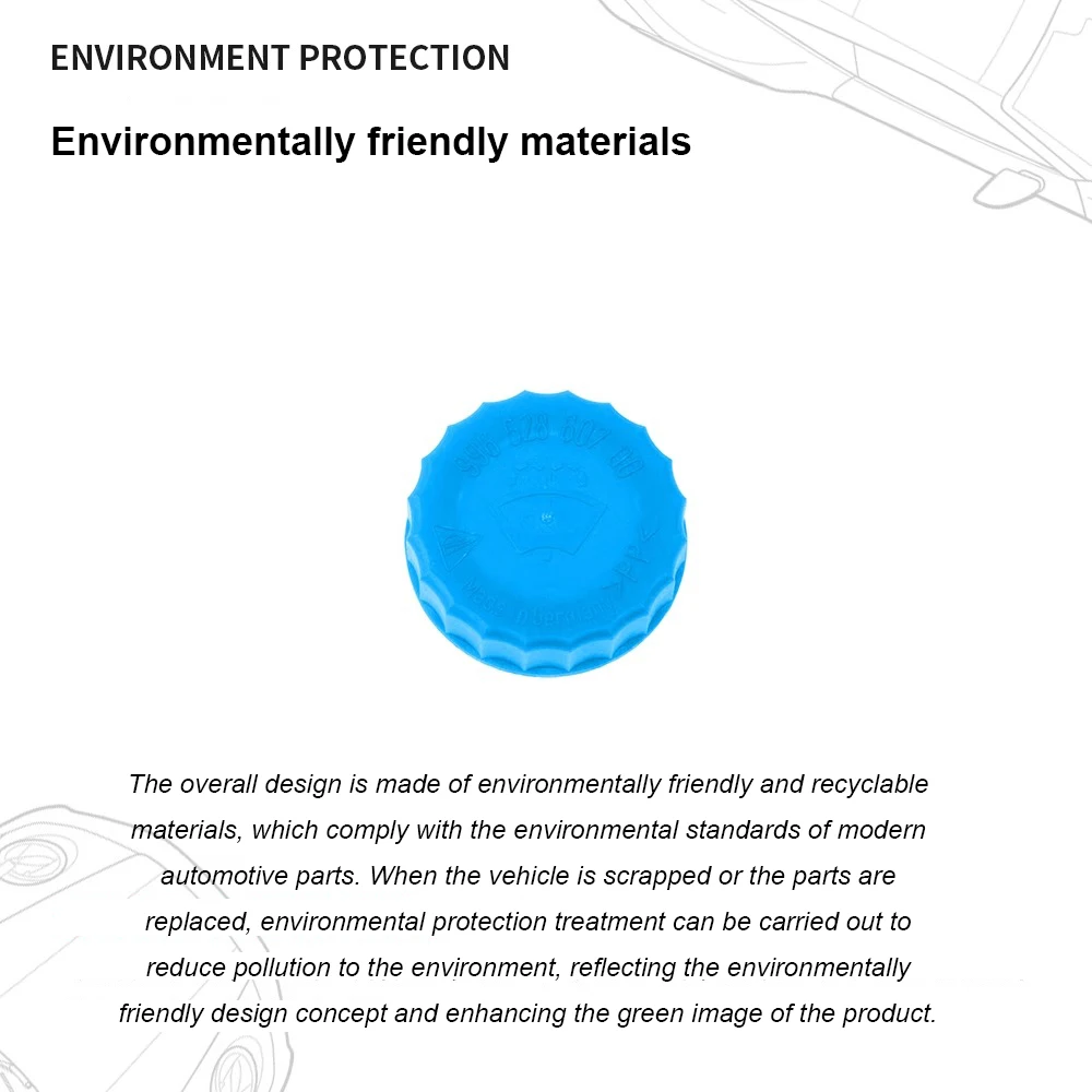 For Porsche Cayenne 2003-2014 2015--Macan 2014- Auto Wiper Spray Bottle Water Tank Cover