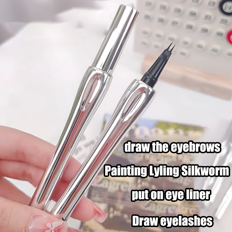 Liquid Eyebrow Pencil Waterproof 2 Point Microblade Brow Pen_voghion.com