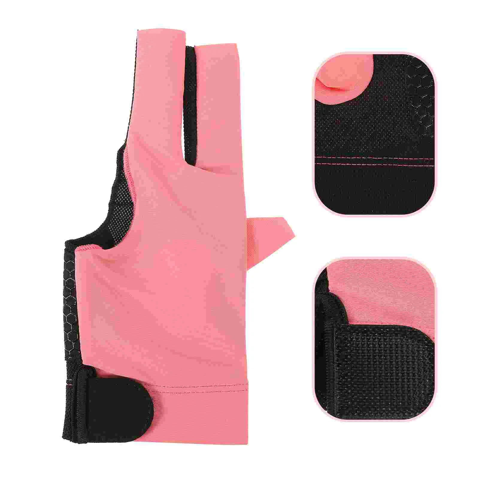 

Sports Accessories Billiard Cue Glove 3 Finger Billiards Fingers Gloves Cell Snooker Man