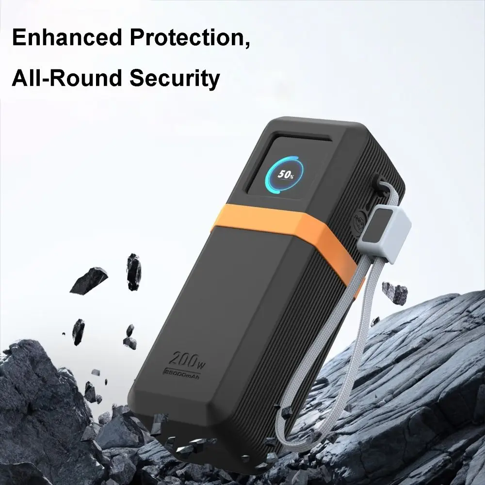 충격 방지 실리콘 케이스 부드러운 방진 보호 커버 UGREEN 200W 25000mAh 보조베터리-PB728용 휴대용 보호 케이스