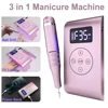 3 in 1 Nail Drill Machine 35000 RPM Wireless Rechargeable Manicure Machine for Polisher Pedicure Electric Drill With Nail Dryer 2