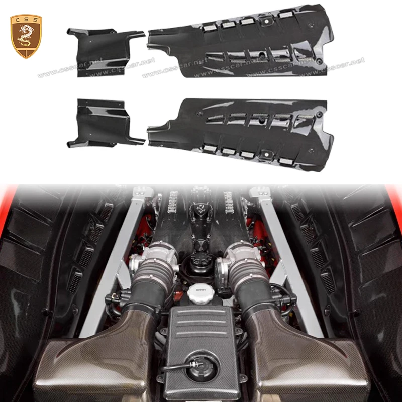 

Отделка моторного отсека, сменная крышка панели, отделка для Ferrari F430 2005-2009, аксессуары для украшения интерьера автомобиля в оригинальном стиле