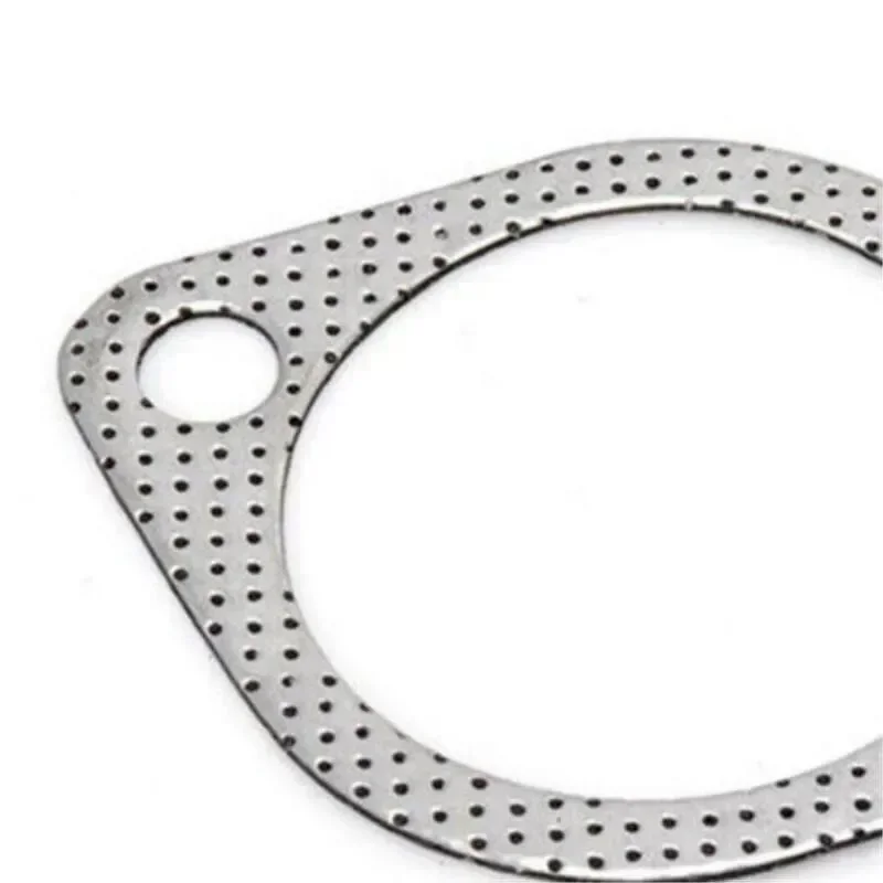 2 Bolt Flange Gasket 2* 3" Inch 76mm Downpipe Exhaust Metal Multi Layer
