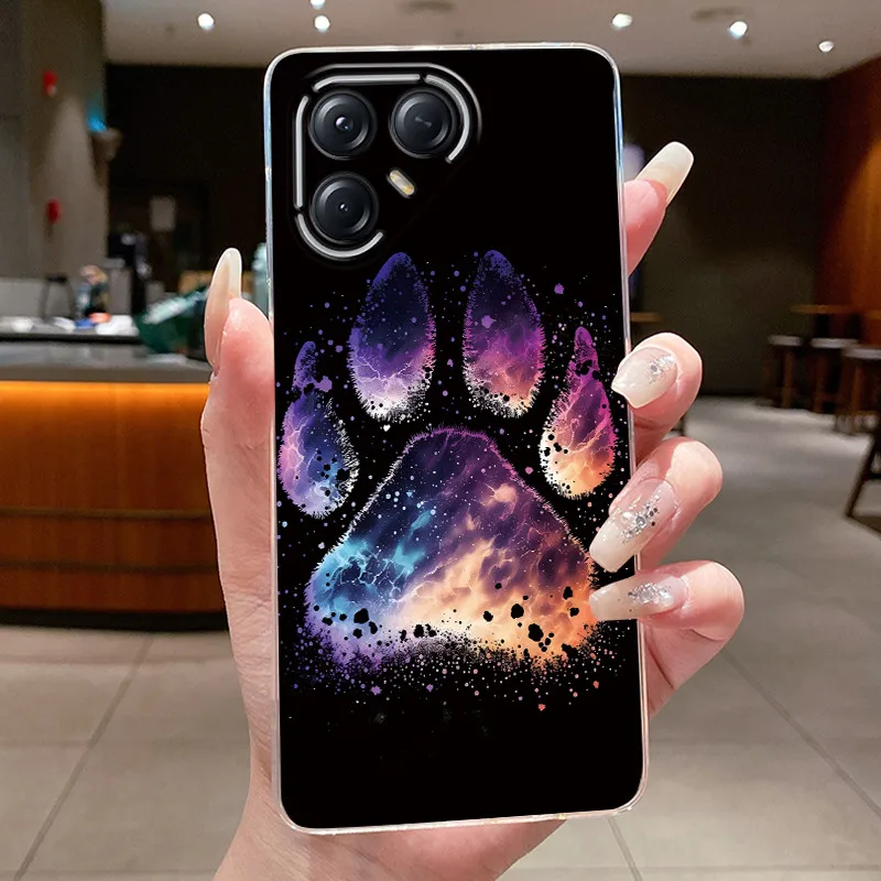 Aesthetic Luxury Soft Silicone Transparent TPU Phone Case Back Cover