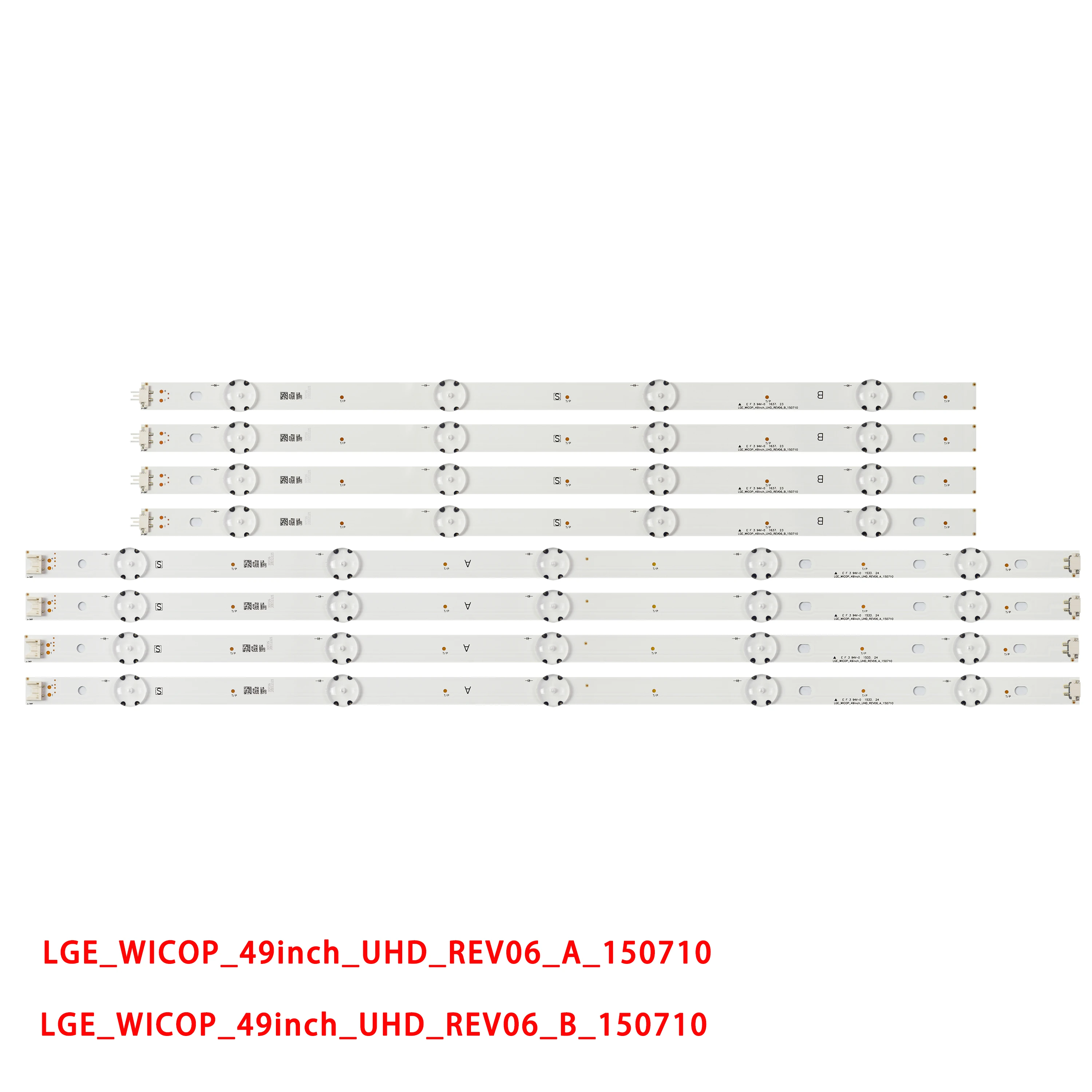 Barra de Led para lg 49uh610v 49uh610a 49uh6100 49lf5100 49uh6030 49uf640v 49uf6400 49uh6507 Lge_wicop _ 49inch Pcs