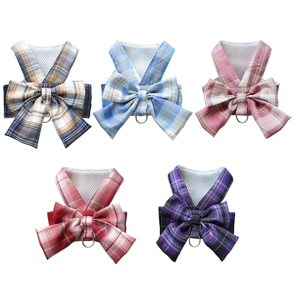 Cute Breathable Dog Harness Vest with Leash