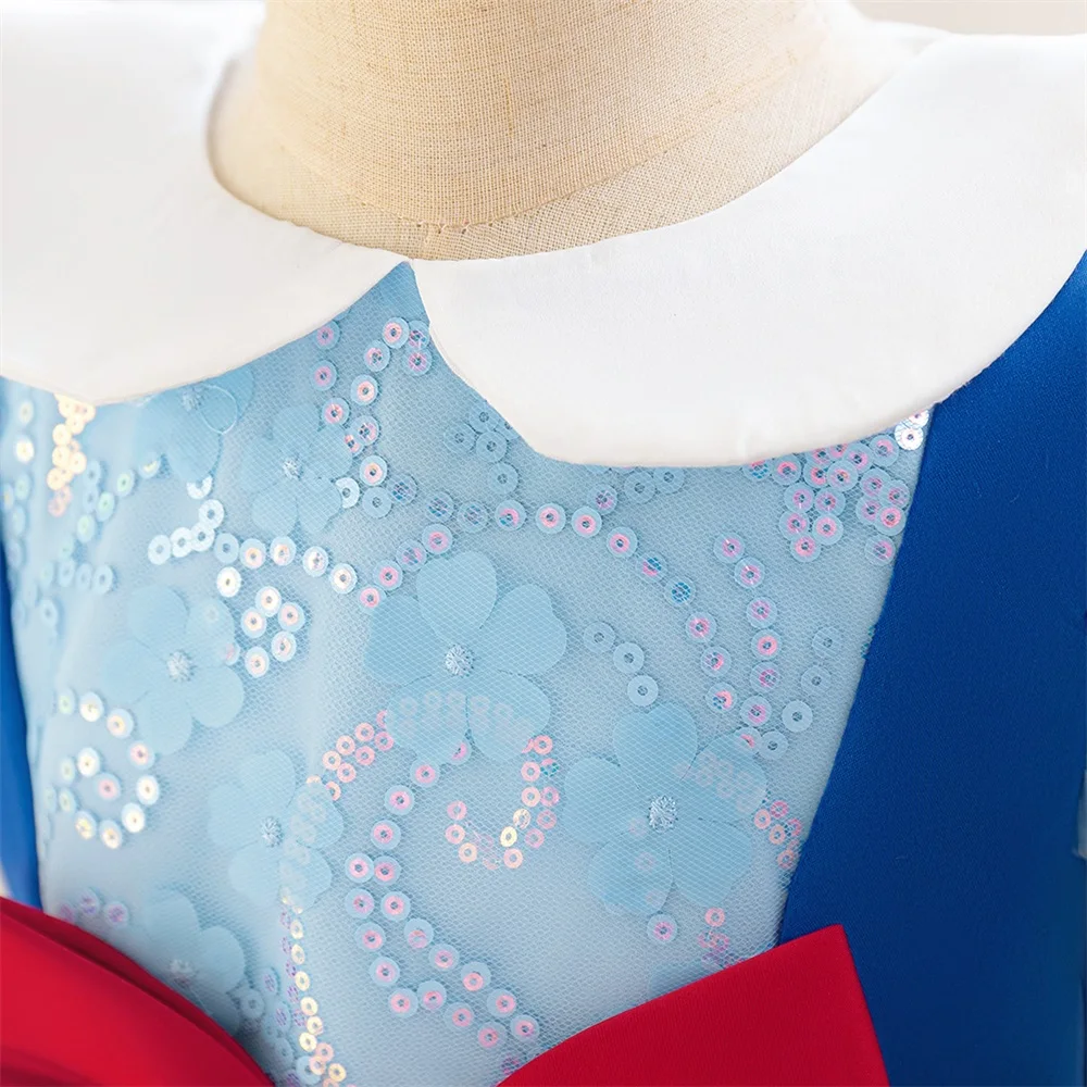 Schneewittchen Baby Mädchen Partykleid Karneval Halloween Weihnachten Prinzessin Ballkleid Hochzeit Geburtstag Kinderkleidung Cosplay Kostüme – Detail 19