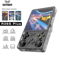 BOYHOM R36PLUS Console portable rétro 4 pouces écran IPS 64GB 128G WiFi NES SNES Game Boy Advance N64 PS1 PSP émulateur 2