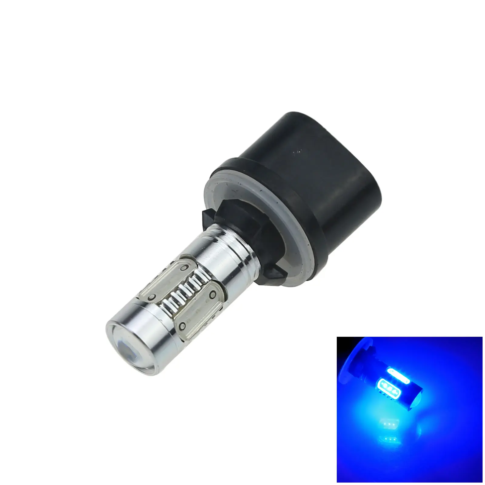 

1x Синяя Автомобильная фара 880, внешняя фара, Blub 5 излучателей, COB SMD LED 892 H601-B