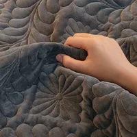 Sofa Cover Thicken Plush Jacquard Solid Color Non-Slip Couch Cushion for Living Room Soft Universal Sofa Cover Towel Sofa Mat 2