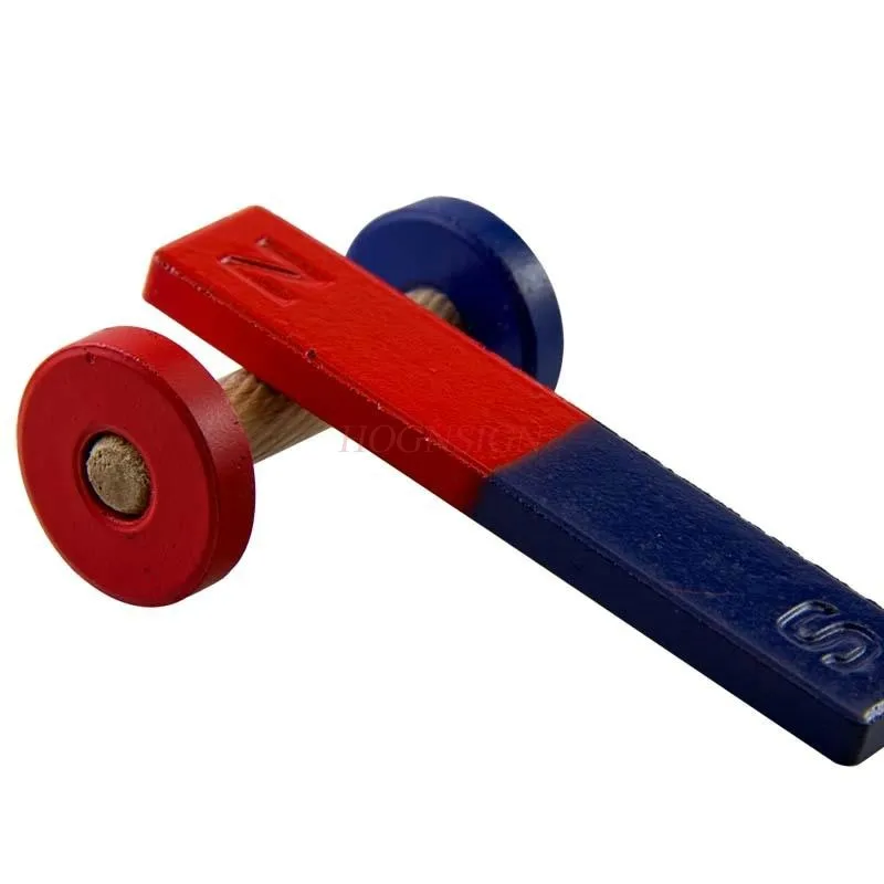 Kit Magneti Per Esperimenti Scientifici - Con Barra, Anello, Ferro Di Cavallo E Bussola, Educazione STEM - Foto 5