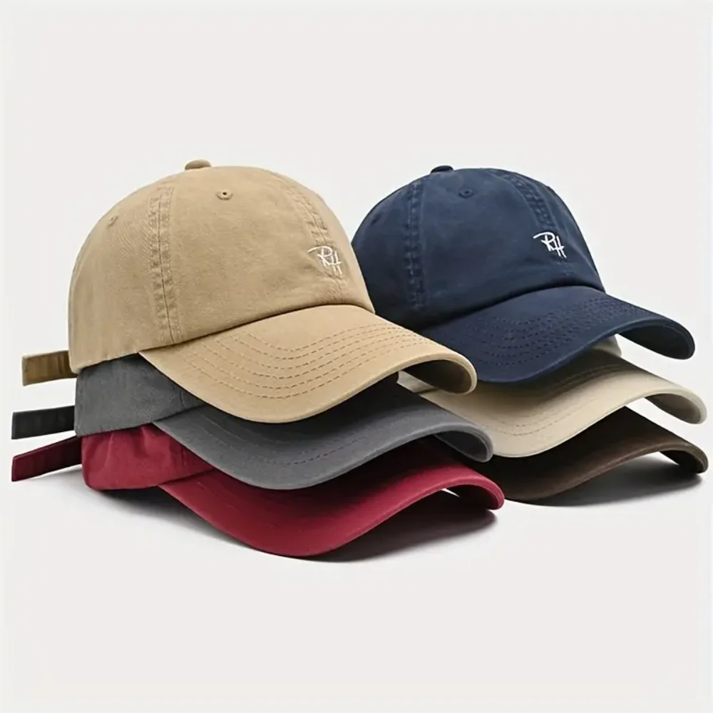 

Letter Embroidery Baseball Cap for Men Women Fashion Adjustable Unisex Outdoor Sports Sun Hat Casual Solid Color Trucker Hat