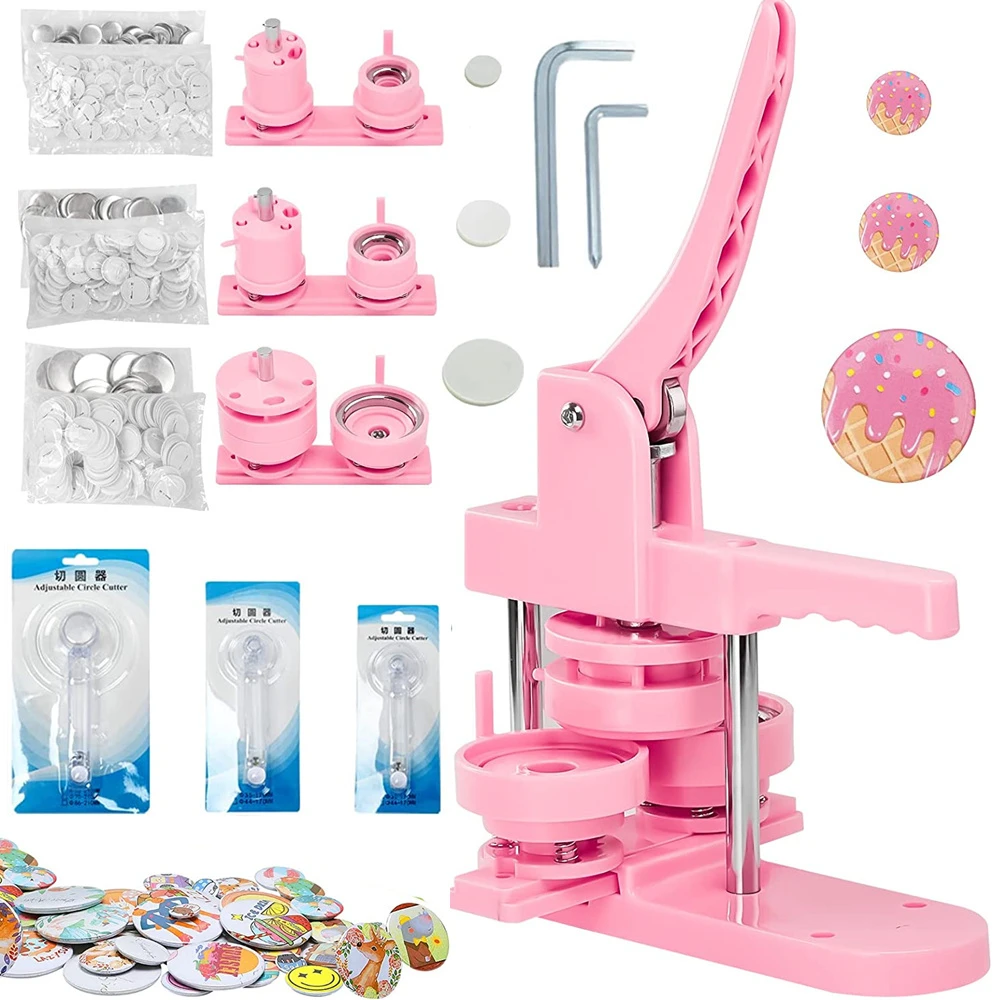 Badge Button Maker Making Machine Button Machine Badge Maker Set 25