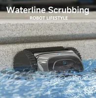 Wireless Robotic Swimming Pool Cleaner WYBOT C1 APP Control Clean Floor Wall Waterline Pools Cleaning Robot, Runing Time 120mins 5
