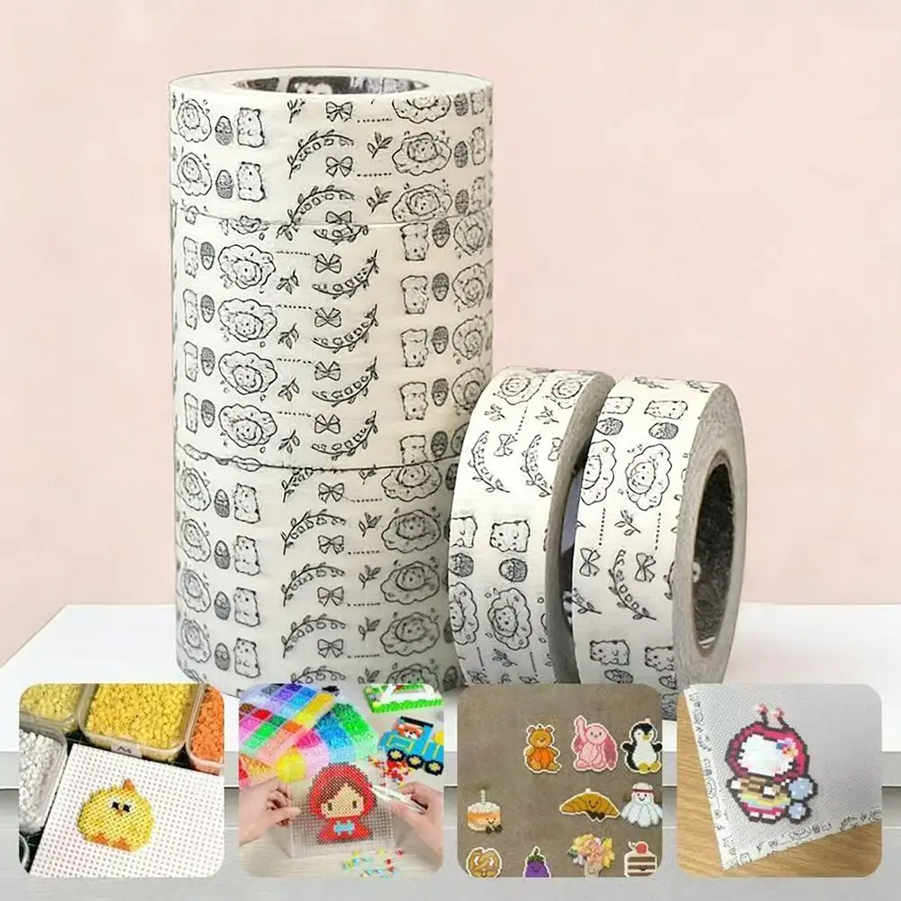 DIY 액세서리 펄러 비즈용 마스킹 테이프 변형 방지 열에 강한 종이