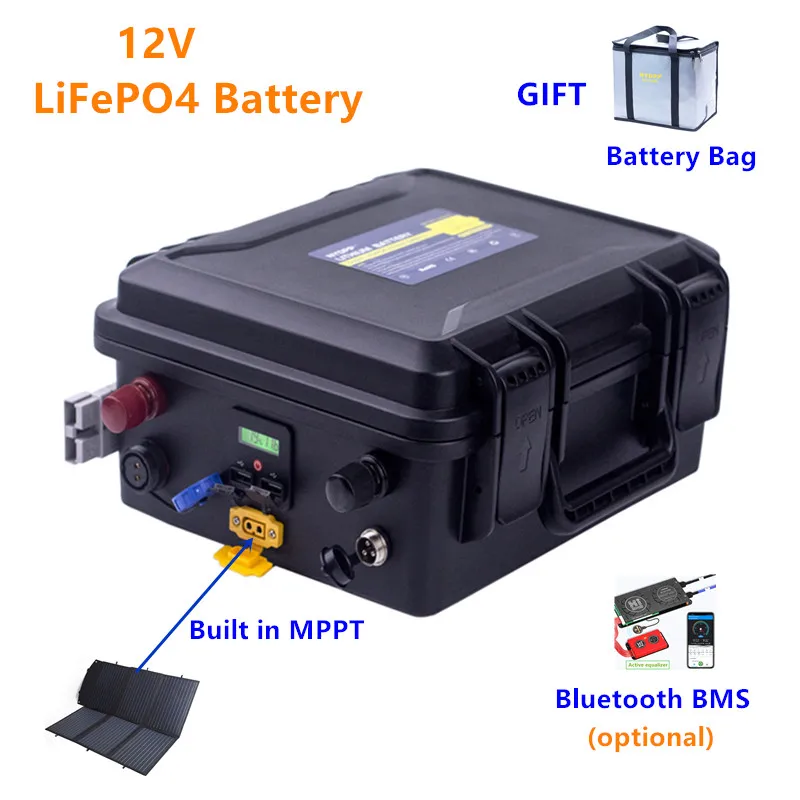 12v 100ah Lifepo4 Battery Pack 12v Lifepo4 100ah Waterproof Lithium Ion
