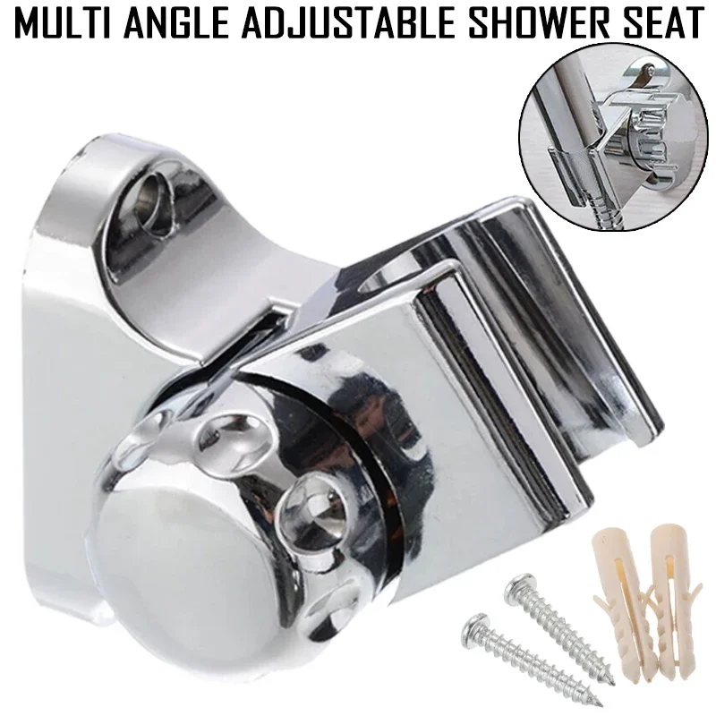 Bathroom Adjustable Shower Head Holder Wall-mounted Plating Shower Rail Head Holder Universal Showerhead Bracket showerhead holder shower bracket shower holder