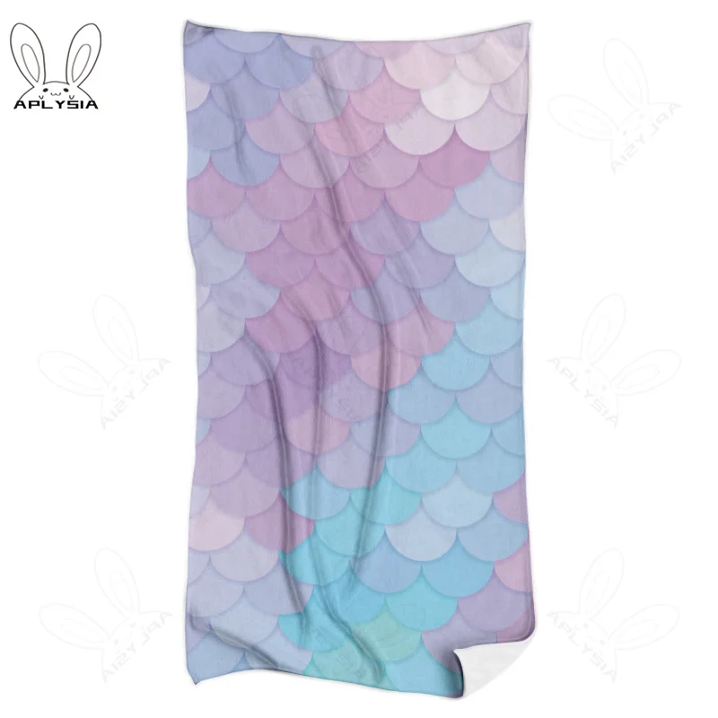 Animal Seamless Leopard Skin Texture Sport Towels Large Size Python Snake Tiger Zebra Colored Fish Scales Face Towel for Beach