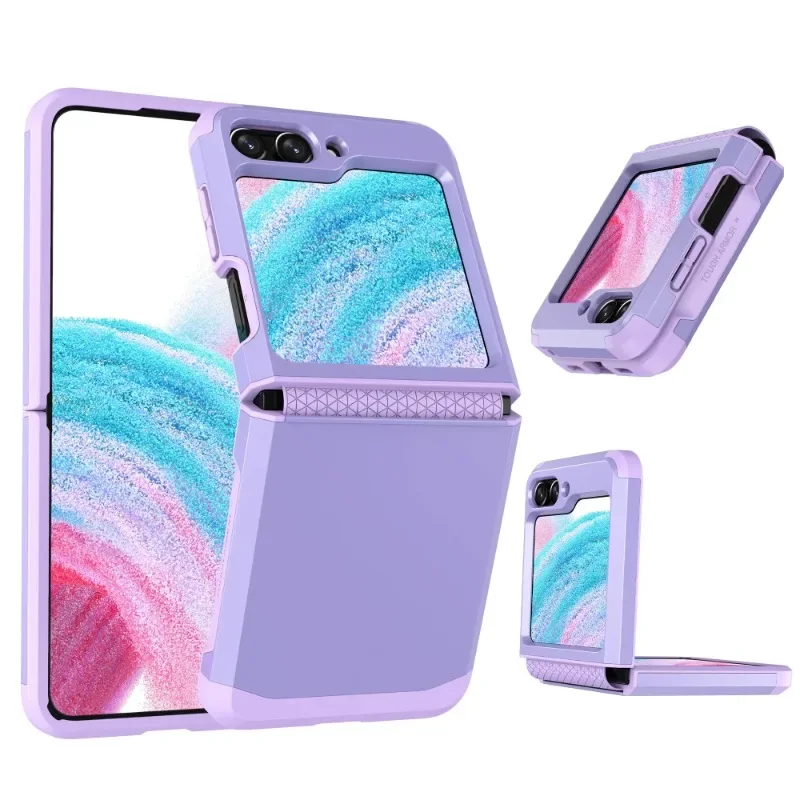 Hinge Integrated Protective Plastic Phone Case - Hard Shell Cover