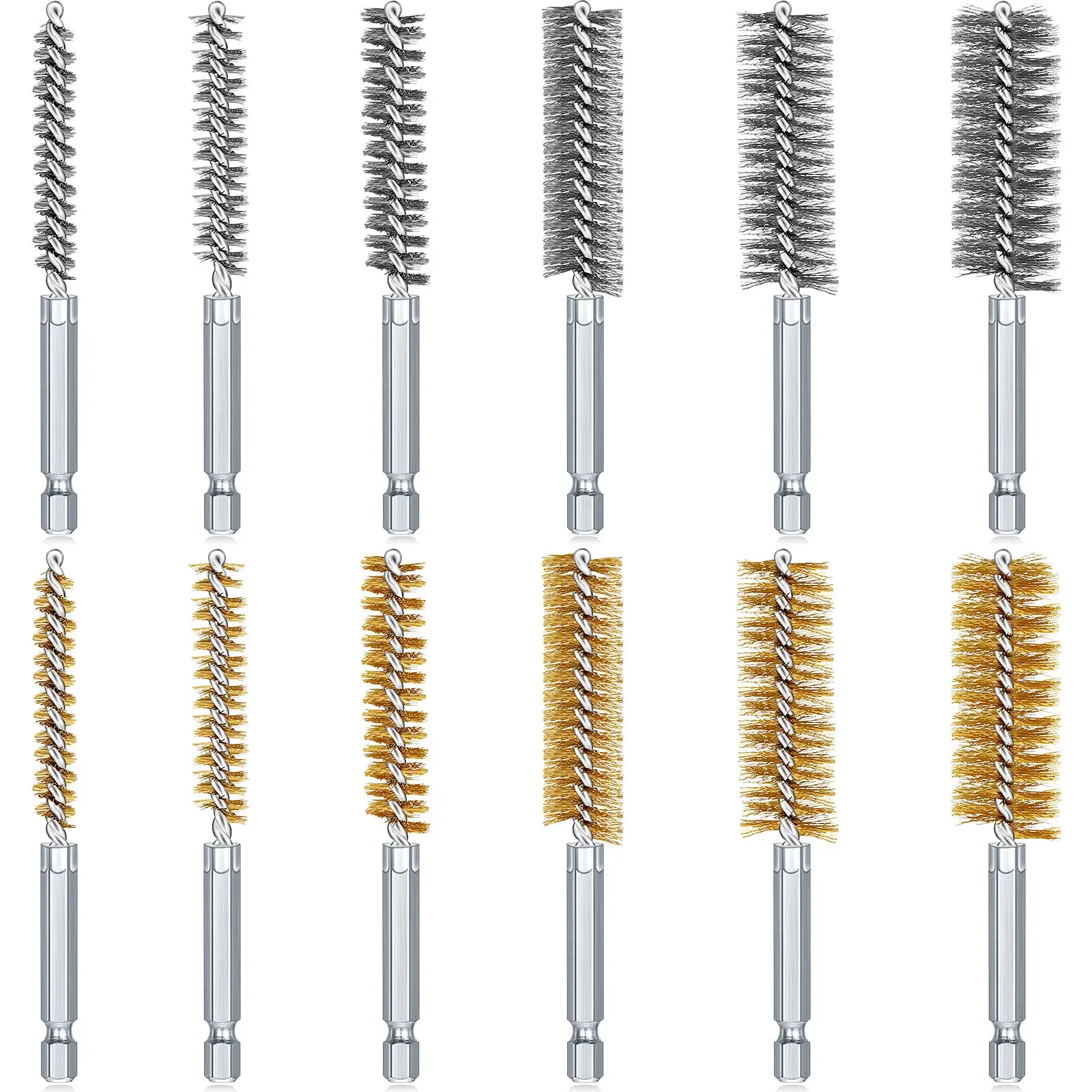 WireTubeMachineryCleaningBrushPaintRemoverRustCleanerMetalHandleChimneyWashingPolishingTools8/10/12/15/17/19mmA