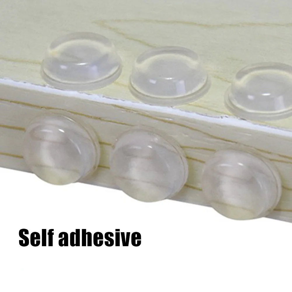 100/64PCS Self Adhesive Rubber Damper Buffer Cabinet Bumpers Silicone Furniture Pads Cushion Protective Hardware Door Stopper