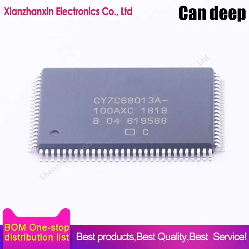 

1~5pcs/lot CY7C68013A-100AXC CY7C68013A QFP100 The USB interface chip brand new original