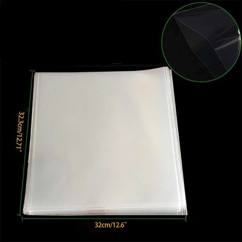 50Pcs packs plastic bags 12 inch duatproof envelopes Blu-ray DVD disc covers protective sleeves storage for case cd dvd storage bag cd dvd storage case record protective sleeves vinyl record storage case